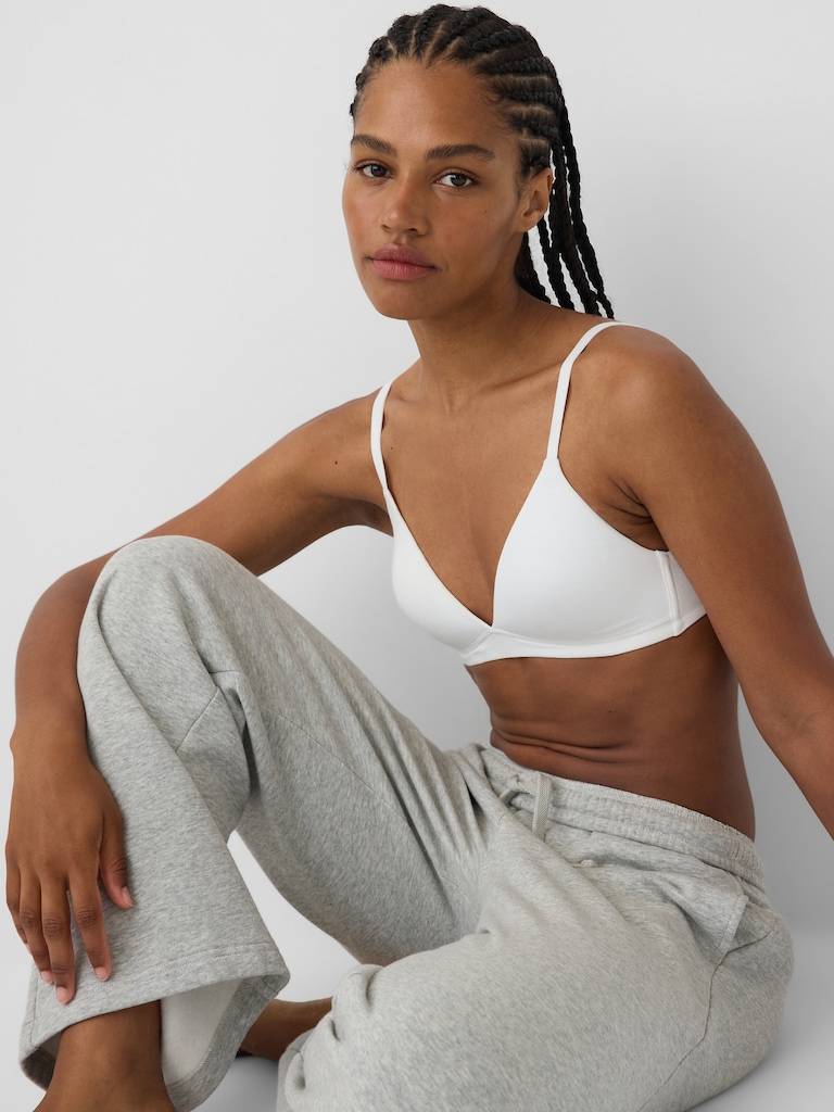 SoftMade Organic Stretch Cotton Triangle Bra