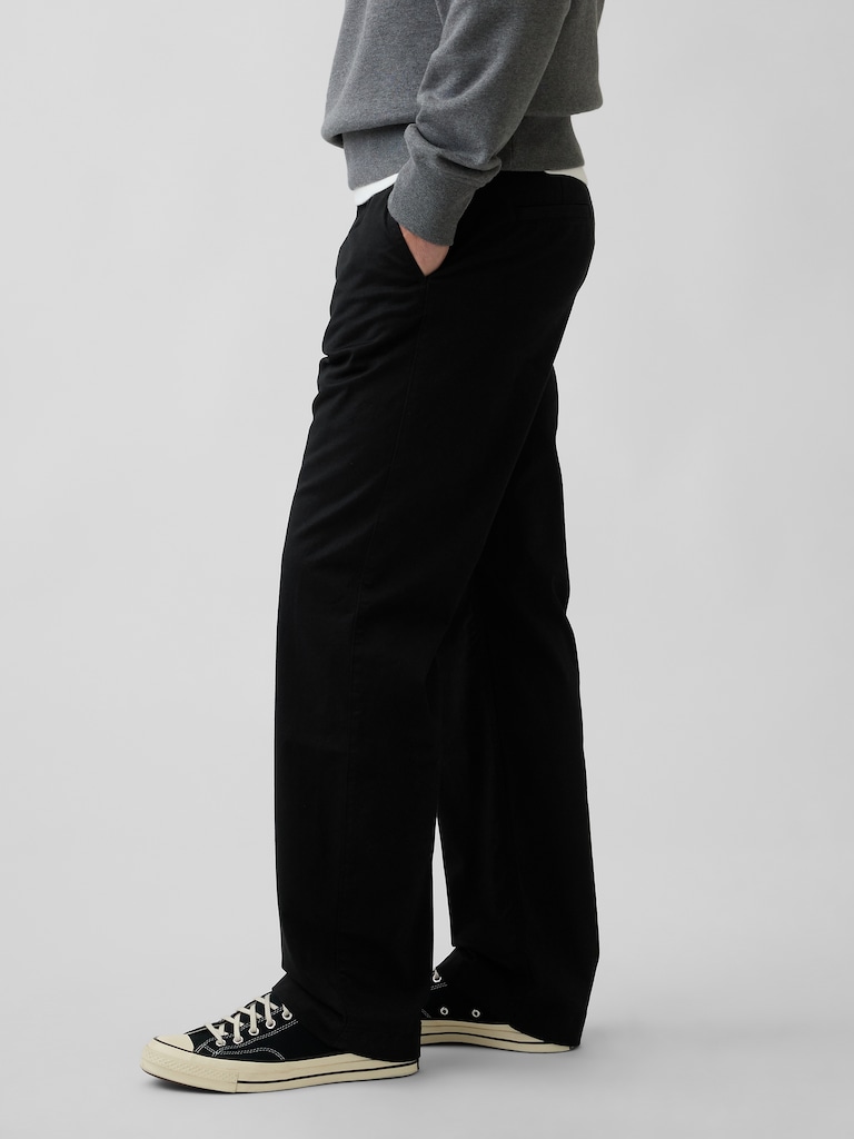Modern Loose Pleated Khakis