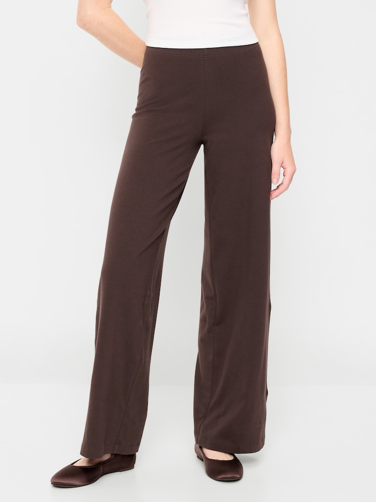 High-Waisted Fashion Wide-Leg Leggings