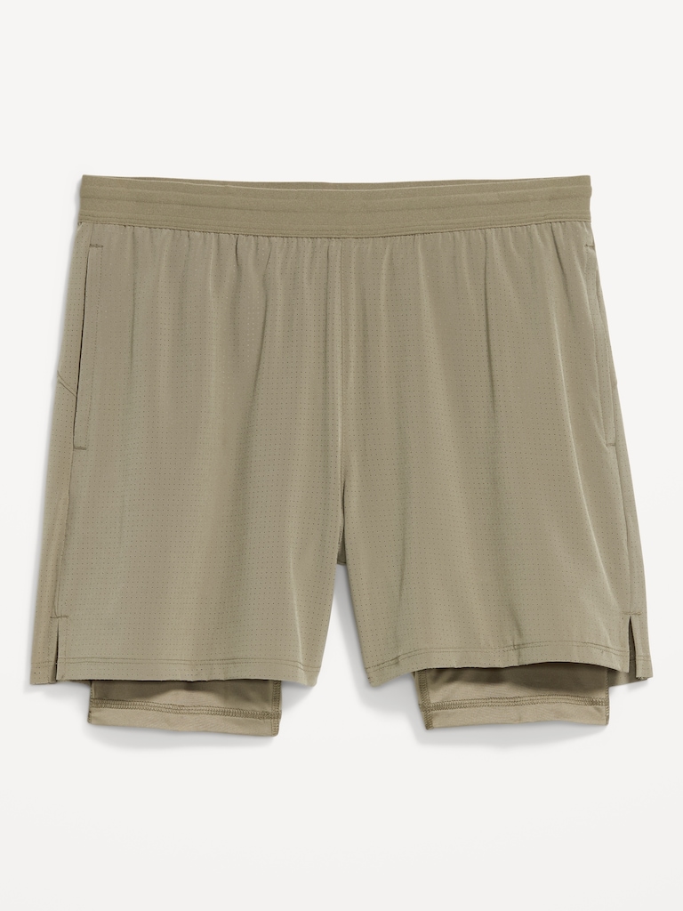 2-In-1 Performance Run Shorts -- 5-inch inseam