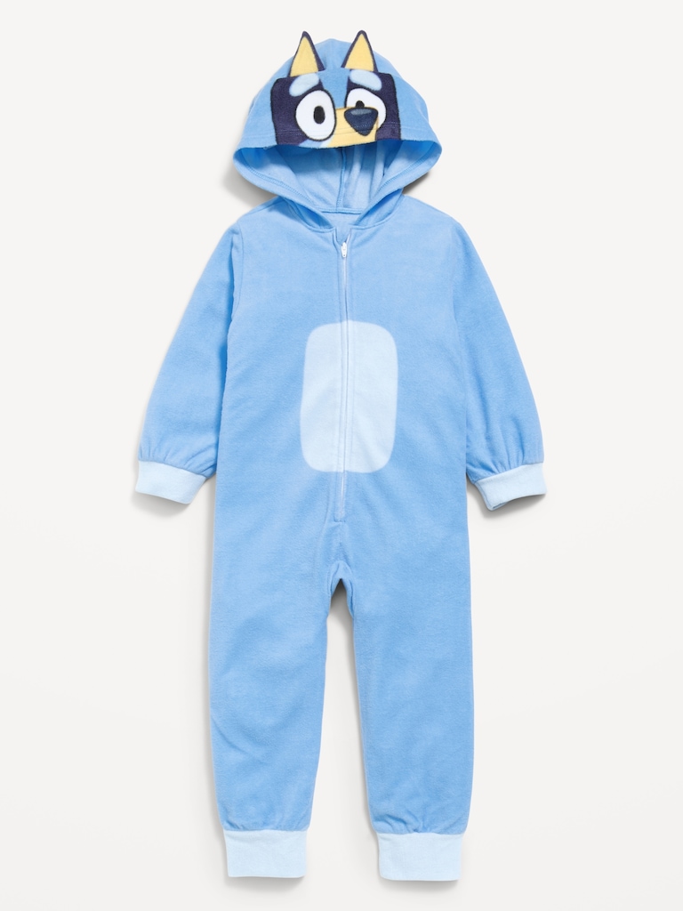 Bluey™ Hooded Unisex Fleece One-Piece for Toddler