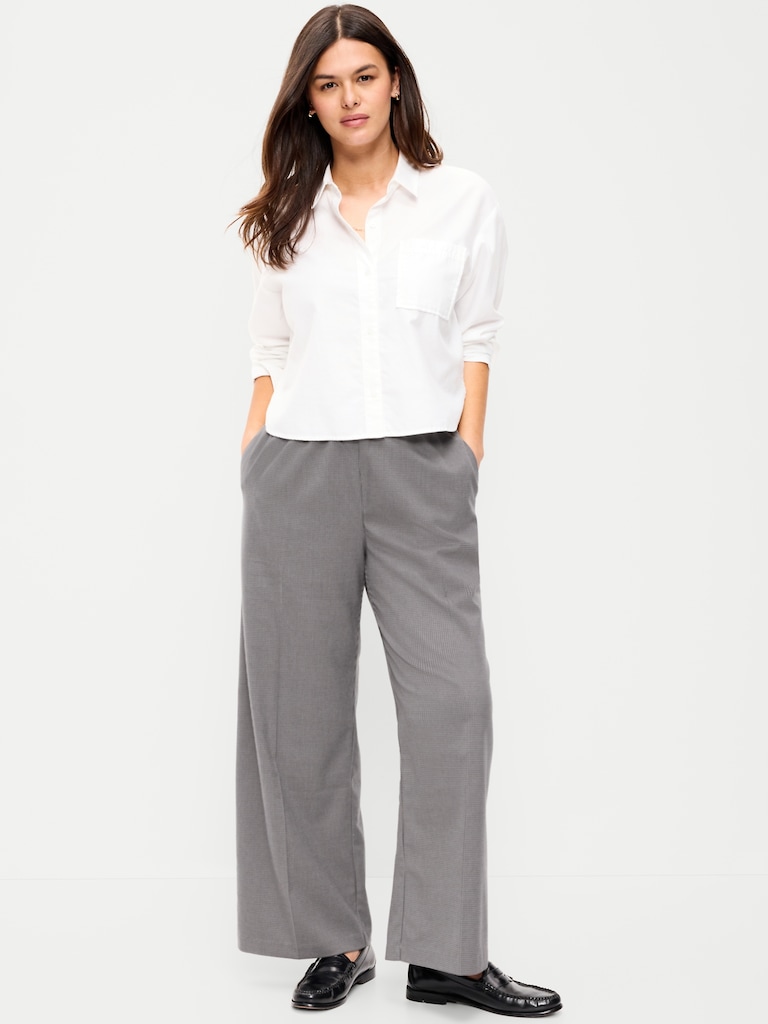 High-Waisted Billie Wide-Leg Trouser