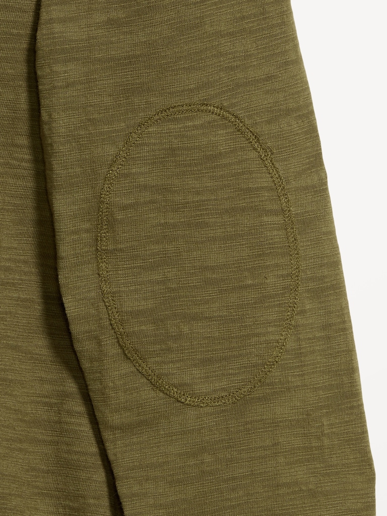 Long-Sleeve Slub Knit T-Shirt