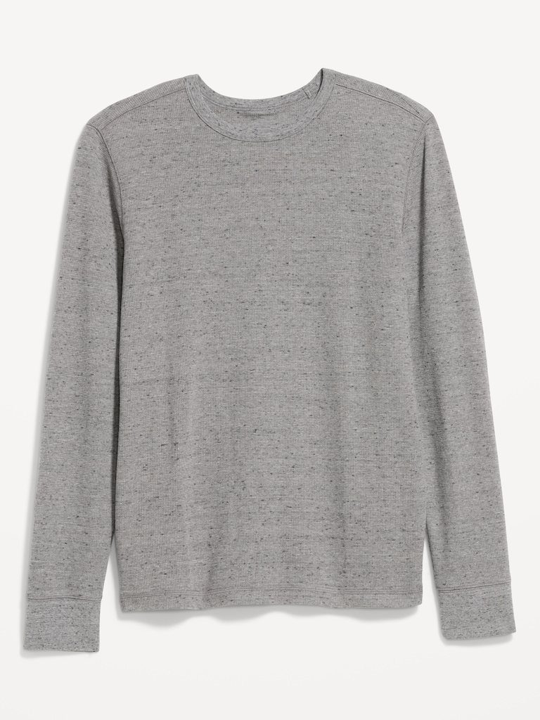 Crew-Neck Waffle T-Shirt