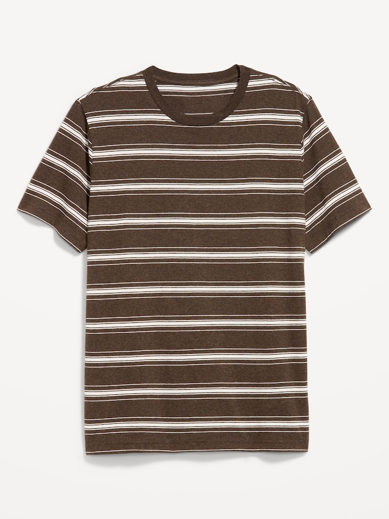Crew-Neck Striped T-Shirt