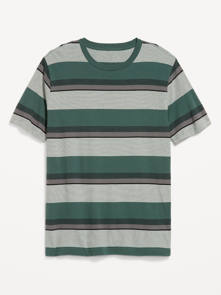 Crew-Neck Striped T-Shirt