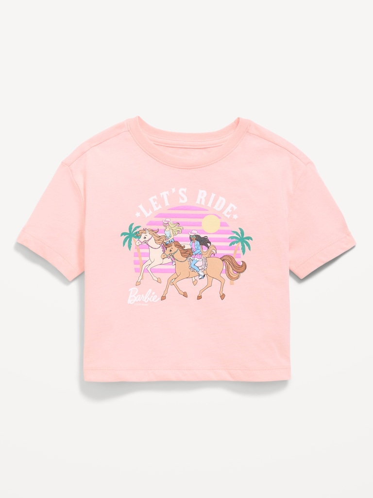 Barbie™ Boxy Graphic T-Shirt for Toddler Girls