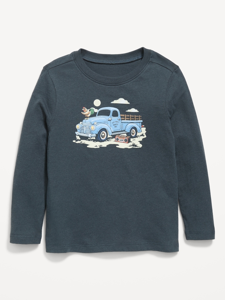 Long-Sleeve Graphic T-Shirt for Toddler Girls