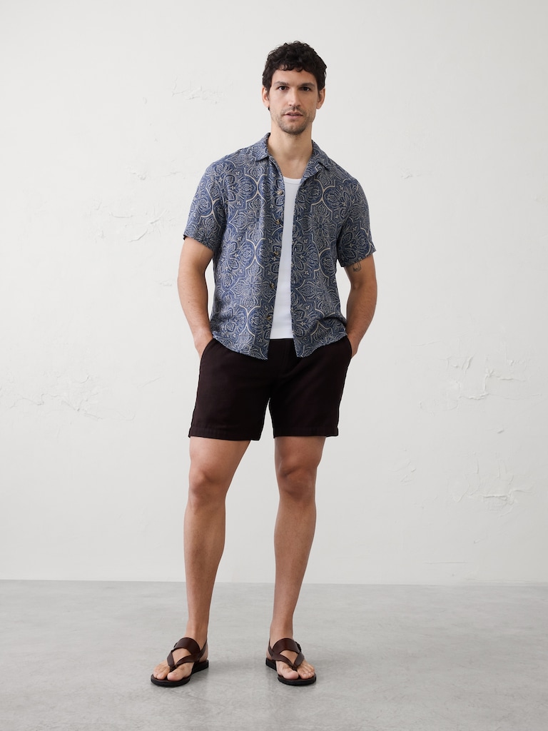Standard-Fit Coastal Resort Shirt