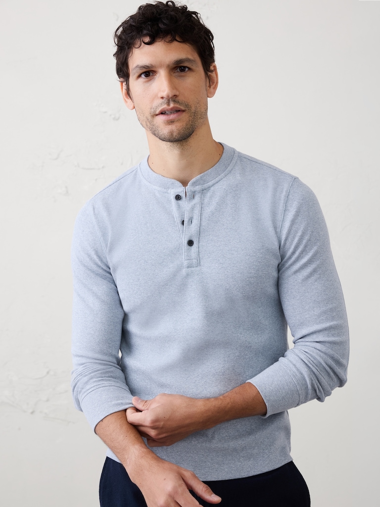 Mini Ribbed Henley
