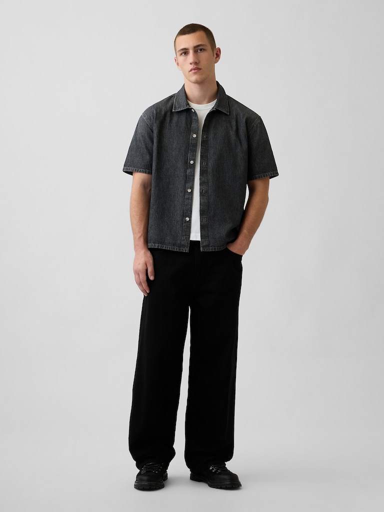 Denim Relaxed Shirt