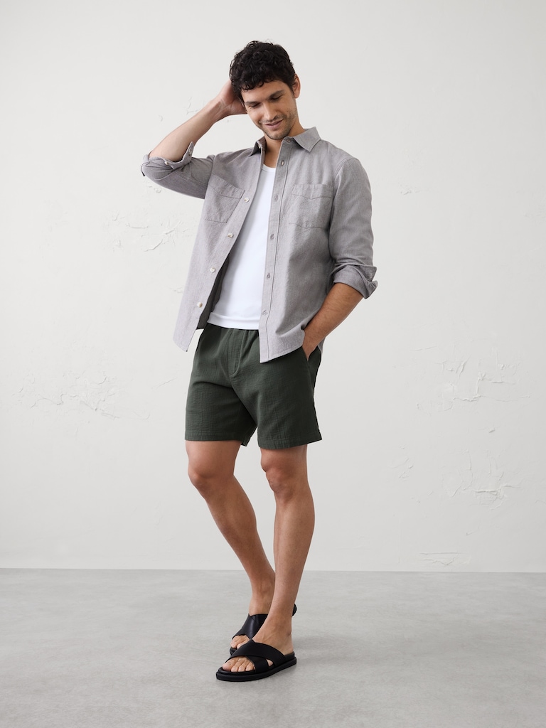 Standard-Fit Textured Shirt