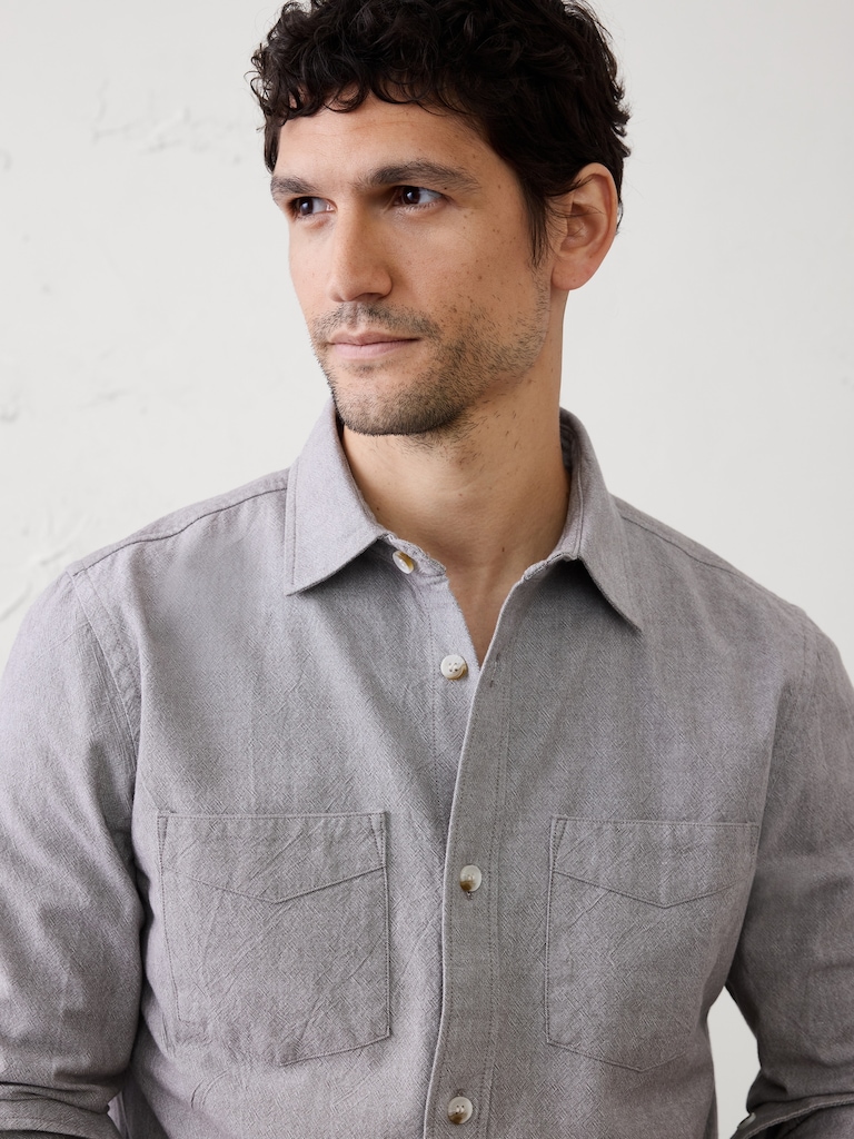 Standard-Fit Textured Shirt