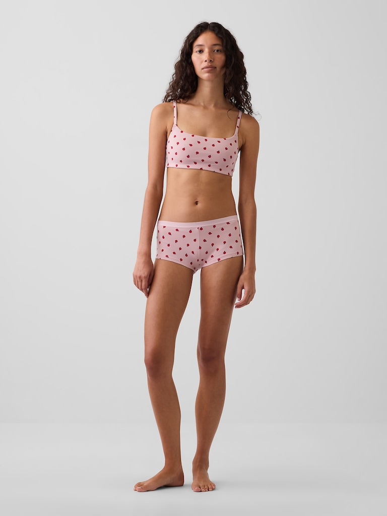 Softest Organic Stretch Cotton Scoop Bralette