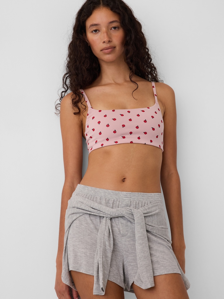 Softest Organic Stretch Cotton Scoop Bralette