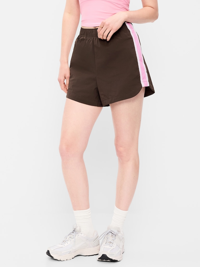 High-Waisted TrekTech Run Shorts