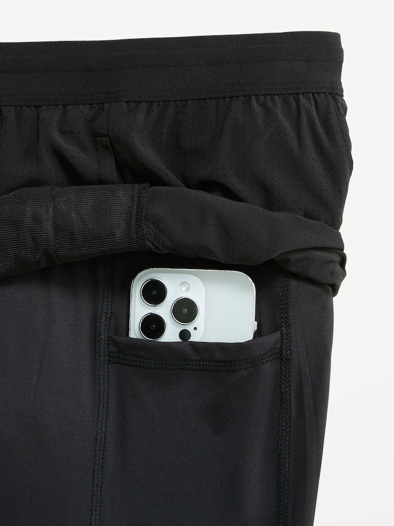 2-In-1 Performance Run Shorts -- 5-inch inseam