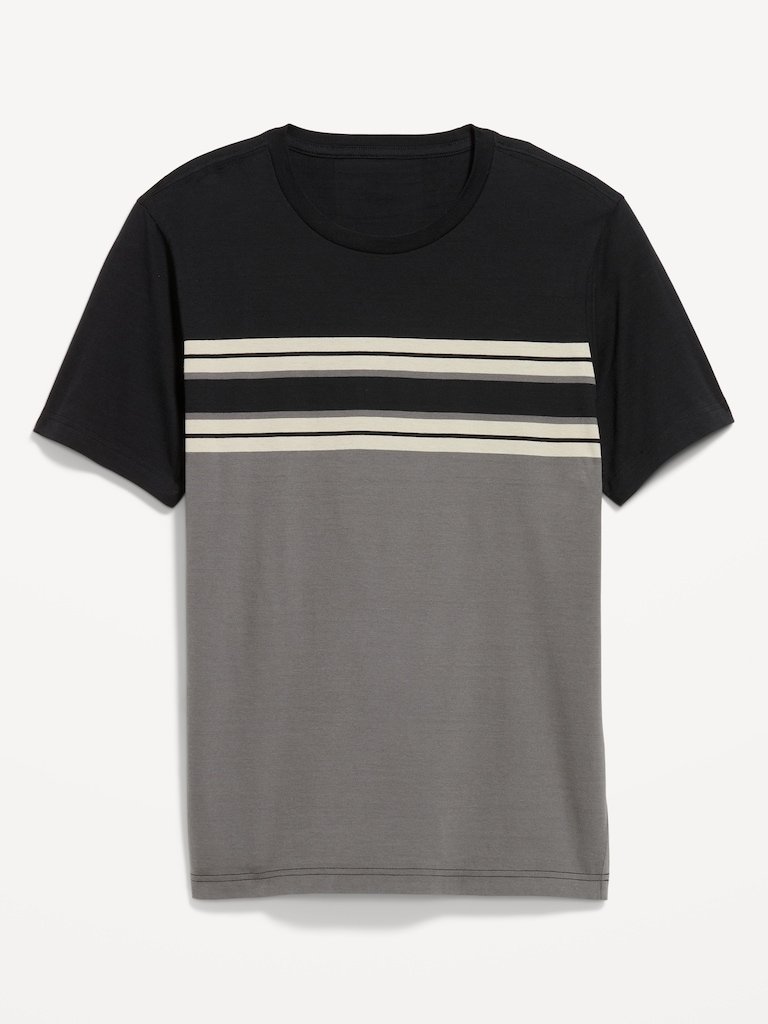 Crew-Neck Striped T-Shirt