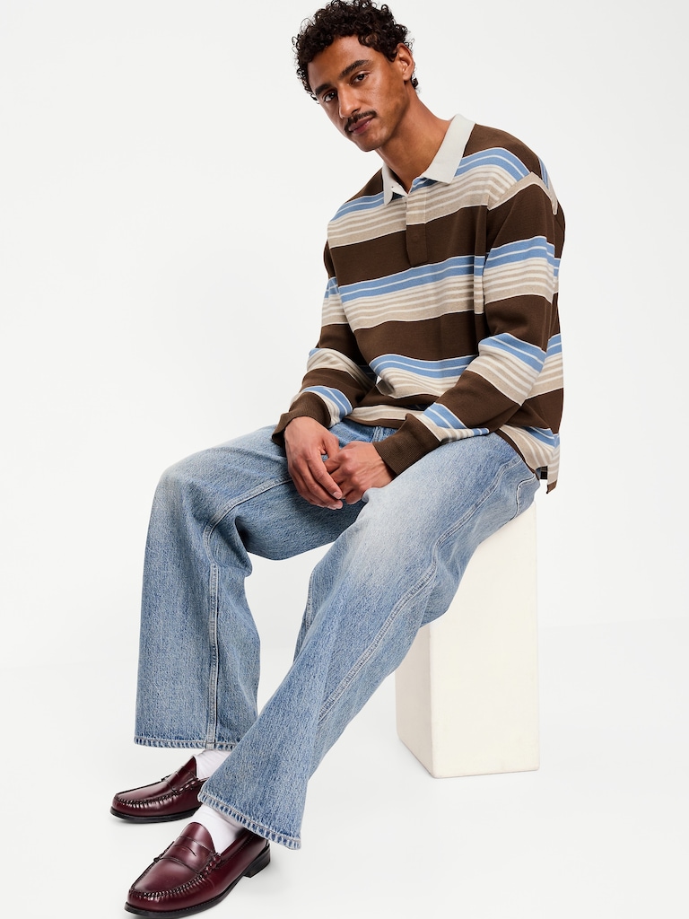 Long-Sleeve Rugby Polo