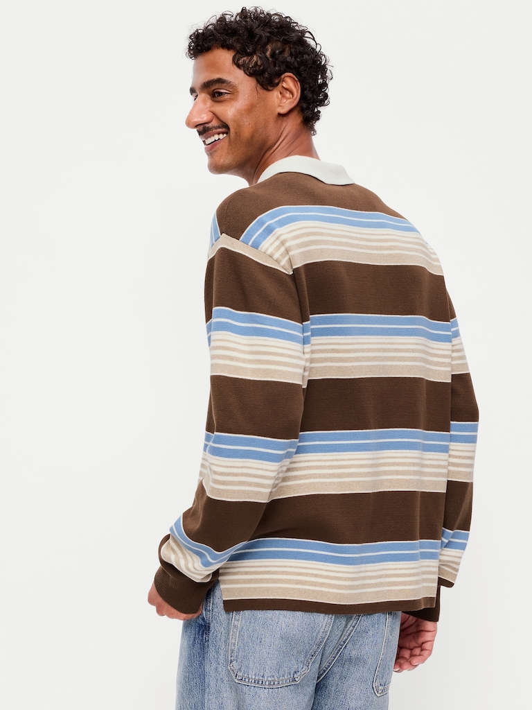 Long-Sleeve Rugby Polo