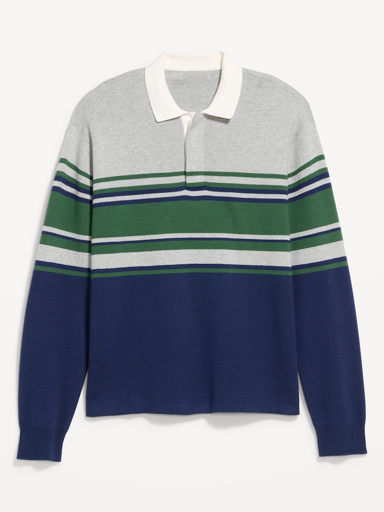 Long-Sleeve Rugby Polo