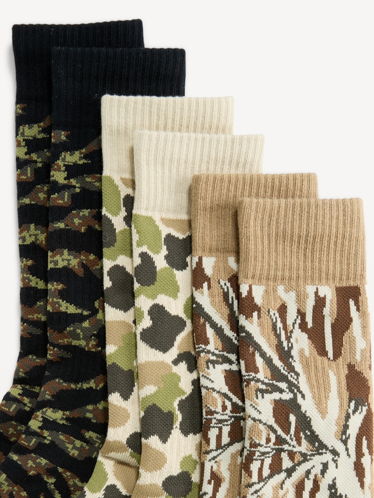 Marled Boot Socks 3-Pack
