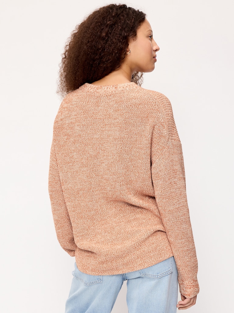 Seaside Cotton Shaker Tunic Sweater