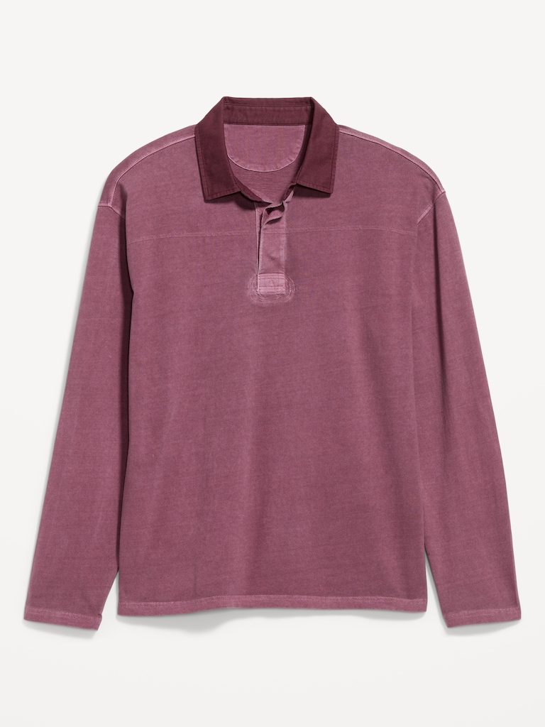 Long-Sleeve Rugby Polo