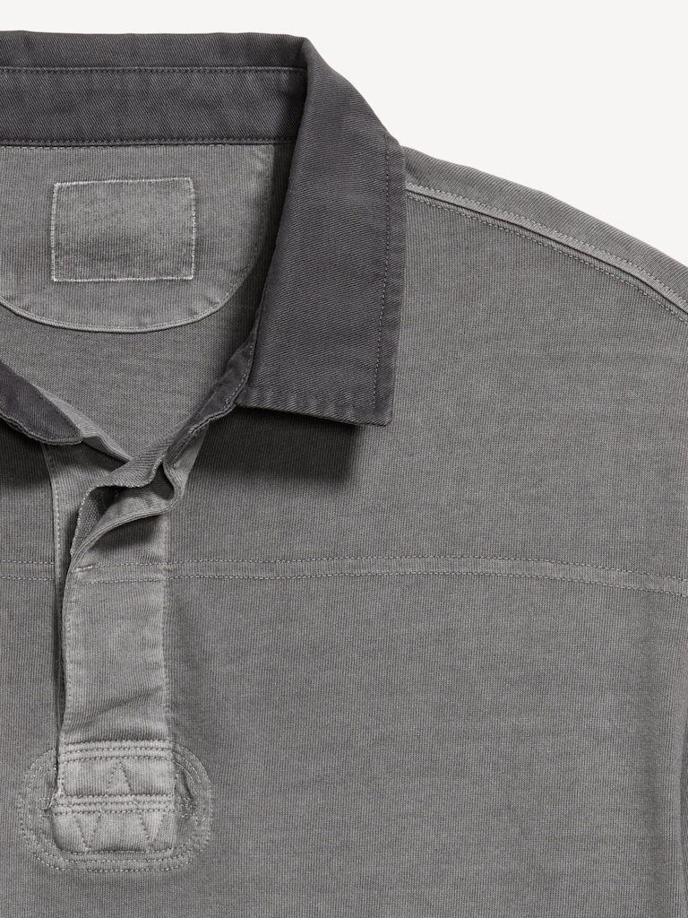 Long-Sleeve Rugby Polo