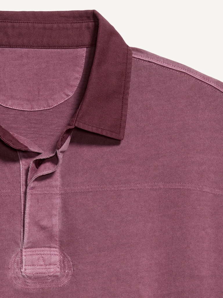 Long-Sleeve Rugby Polo
