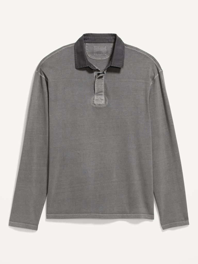 Long-Sleeve Rugby Polo