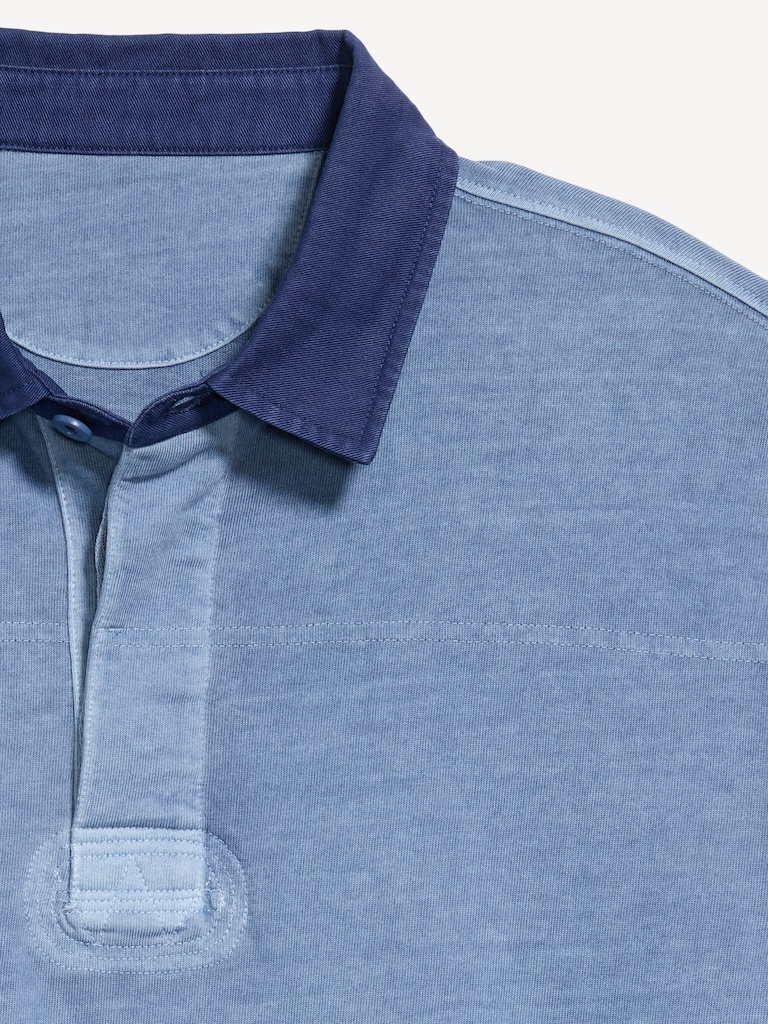 Long-Sleeve Rugby Polo