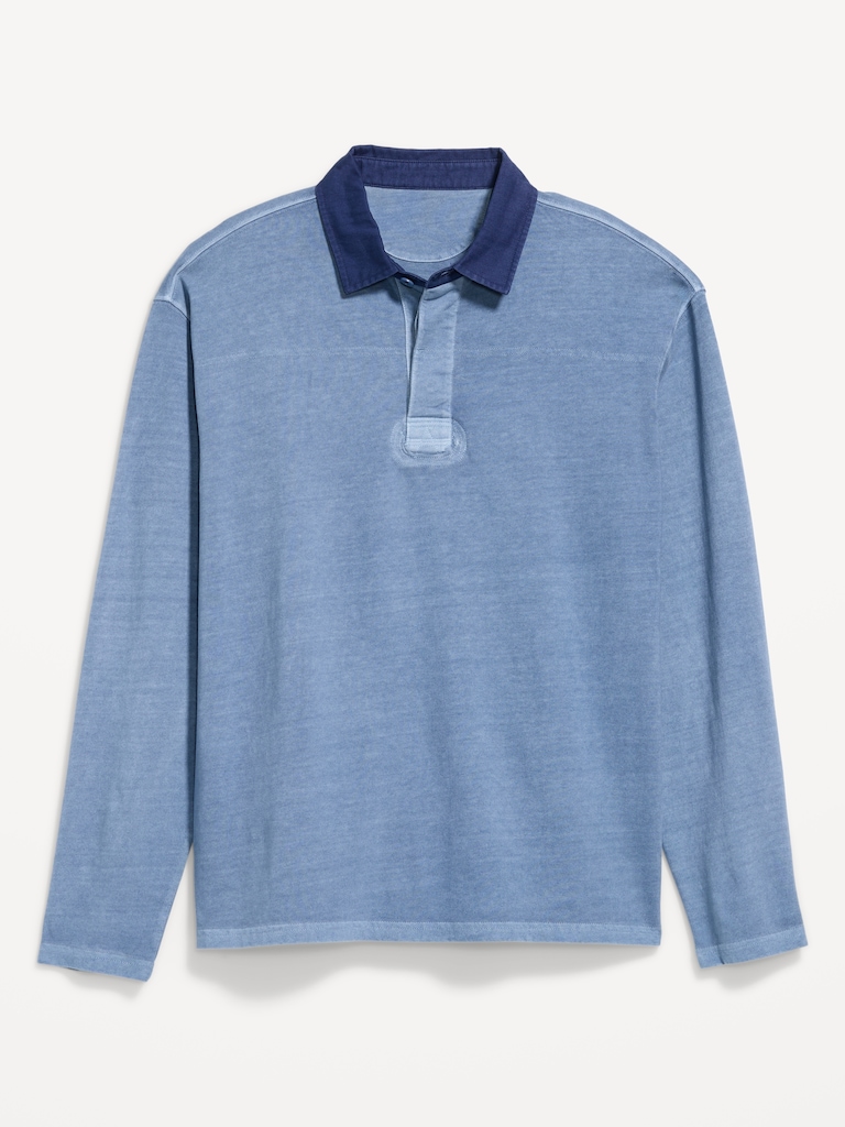 Long-Sleeve Rugby Polo
