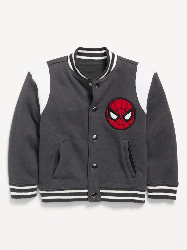 Blouson d’aviateur surdimensionné Spider-Man de Marvel™ en molleton pour tout-petit