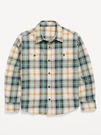 Long-Sleeve Flannel Shirt for Boys