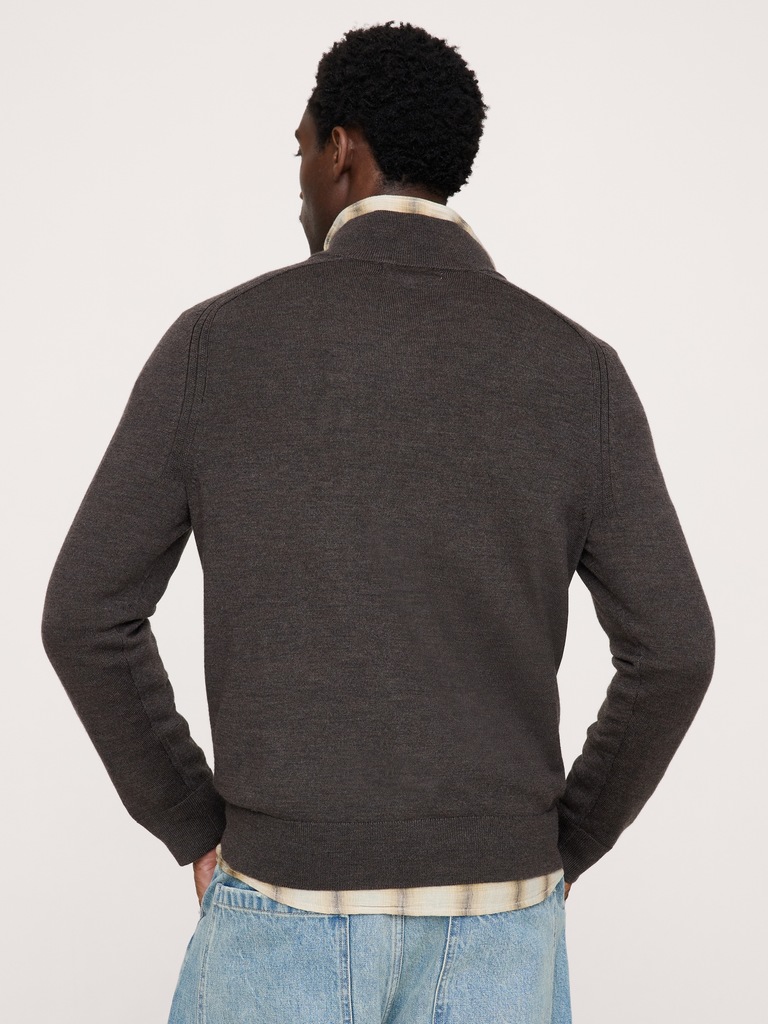 Merino Quarter-Zip Sweater