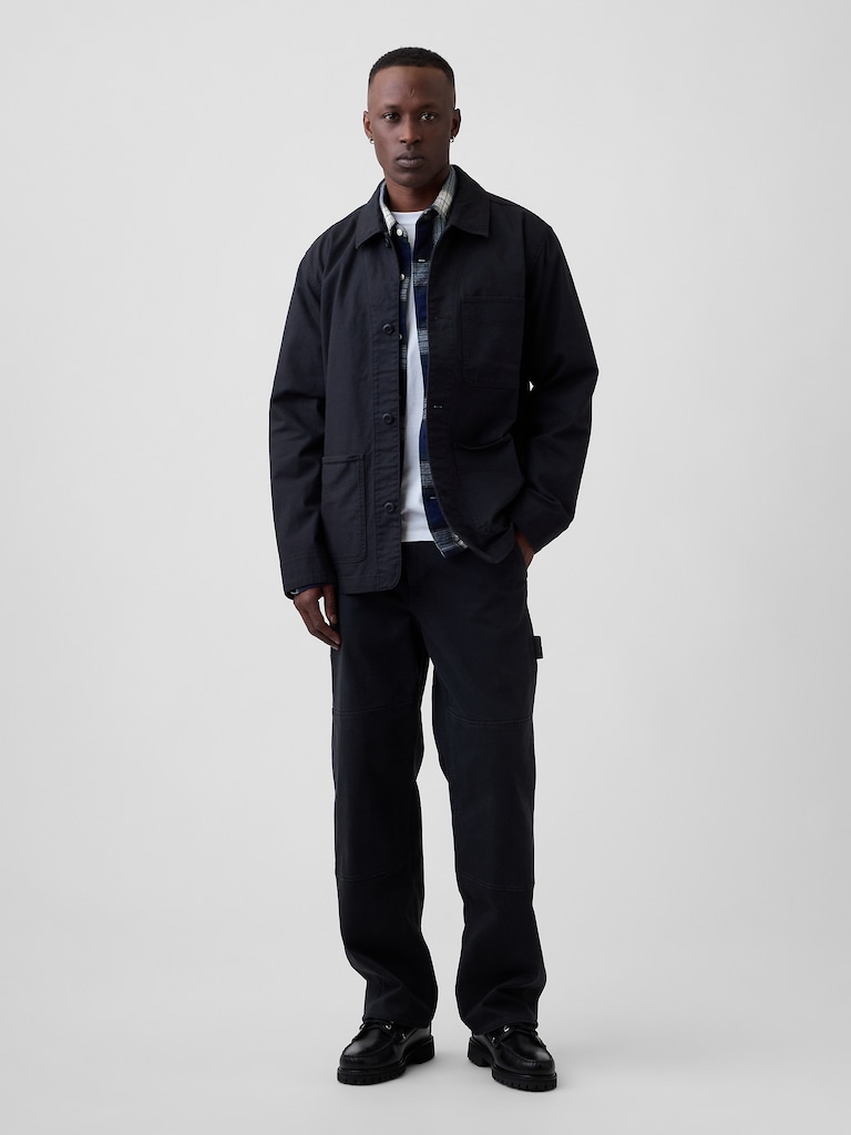 Relaxed Twill Chore Jacket
