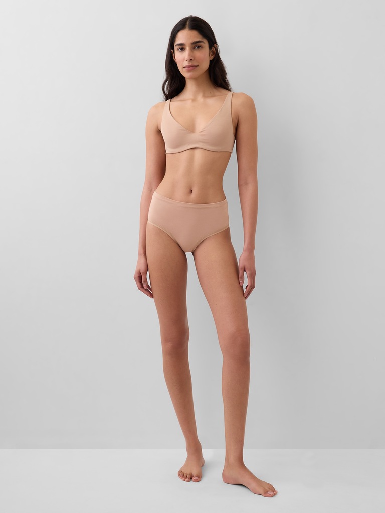Organic Stretch Cotton Unlined Bra