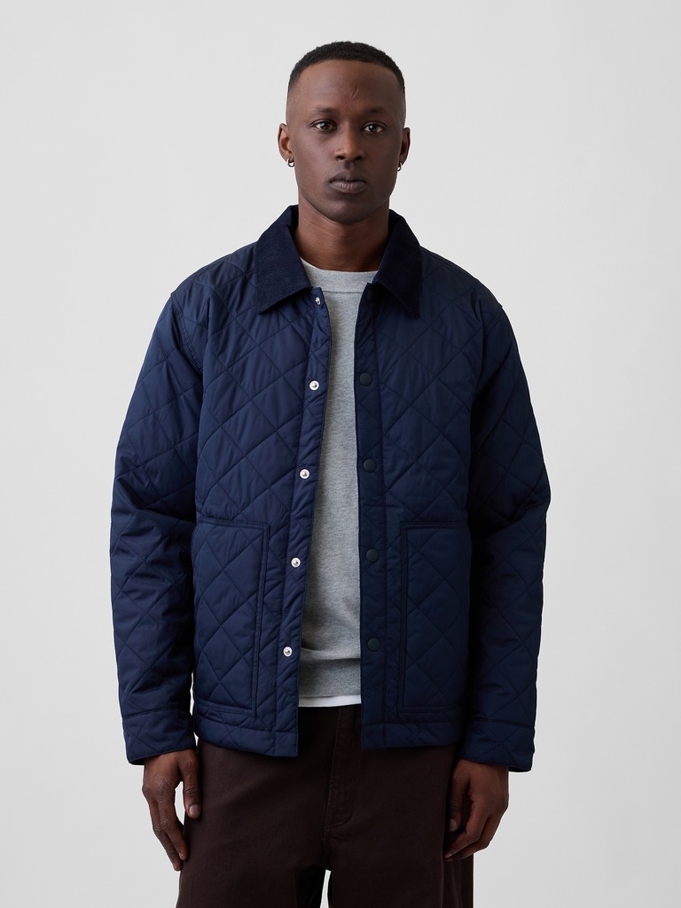 Relaxed Quilted Workwear Jacket