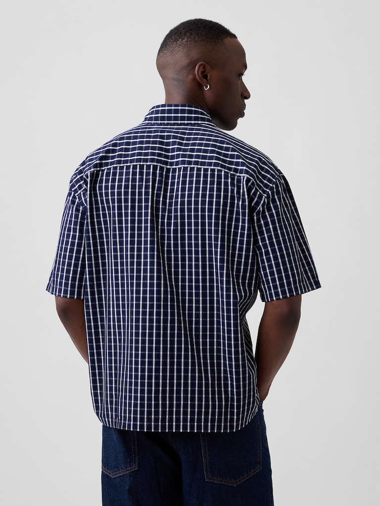 Poplin Shirt in Boxy Fit