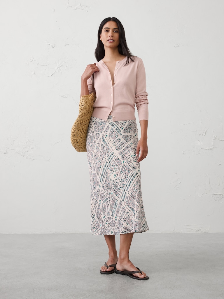 Midi Slip Skirt