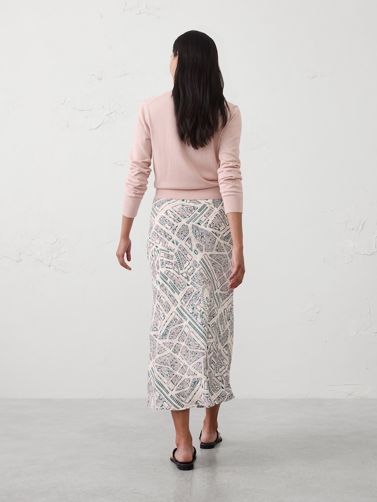 Midi Slip Skirt