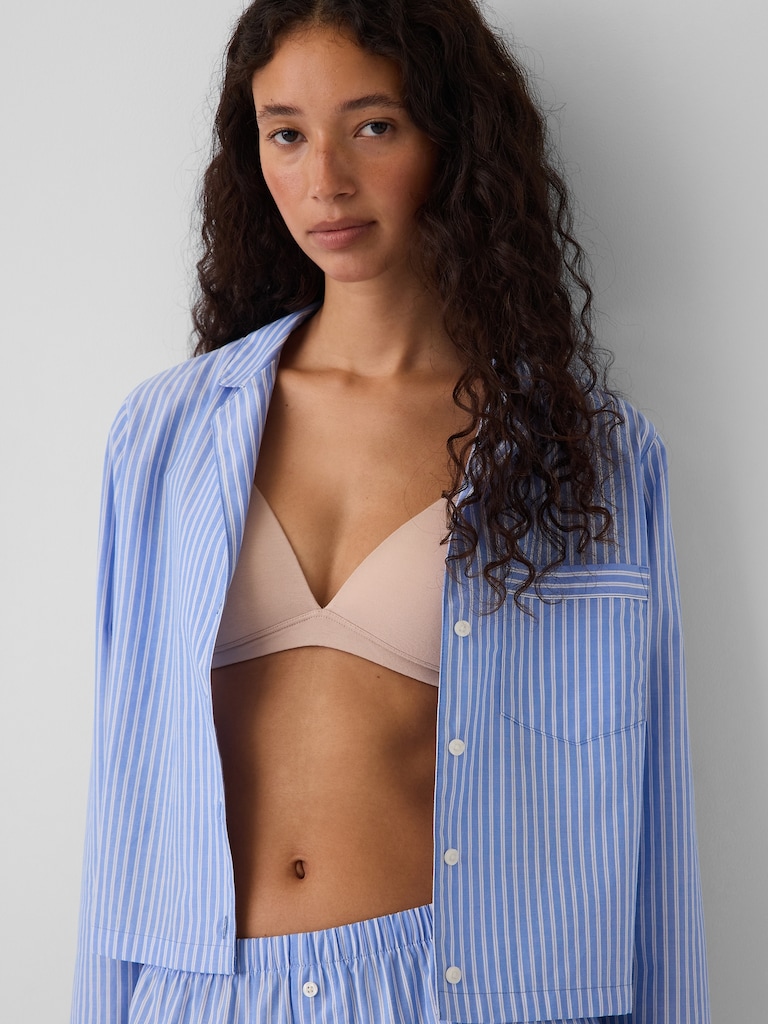 SoftMade Organic Stretch Cotton Triangle Bra
