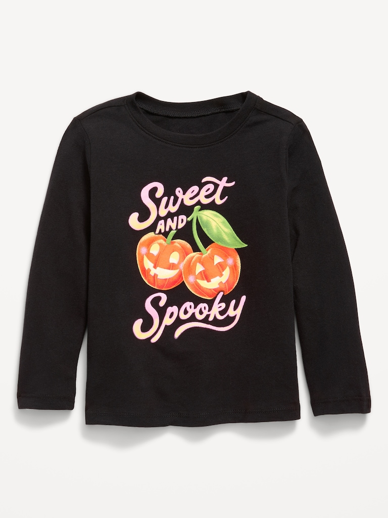 Long-Sleeve Unisex Graphic T-Shirt for Toddler