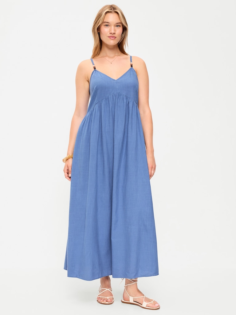 Sleeveless Boho Maxi Dress