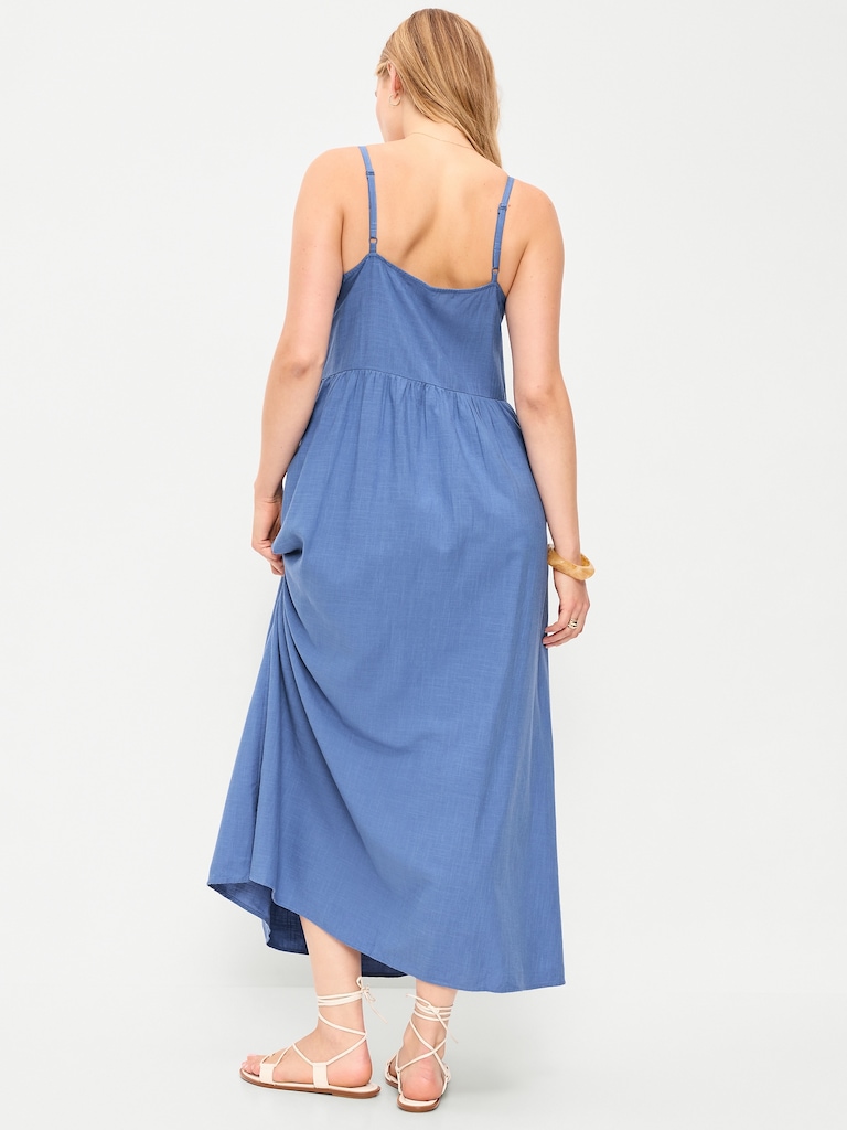 Sleeveless Boho Maxi Dress