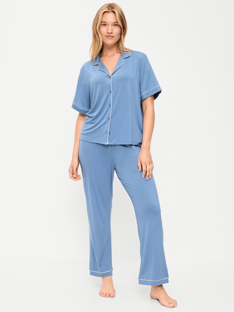 Sunday Sleep Knit Jersey Pant Set