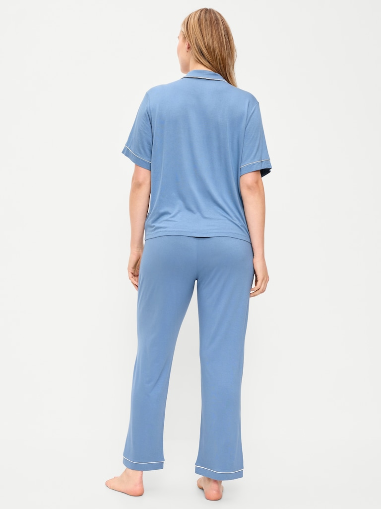 Sunday Sleep Knit Jersey Pant Set