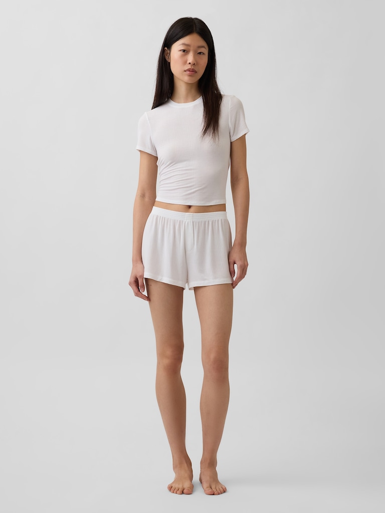 Softest UltraFine Rib Modal PJ T-Shirt