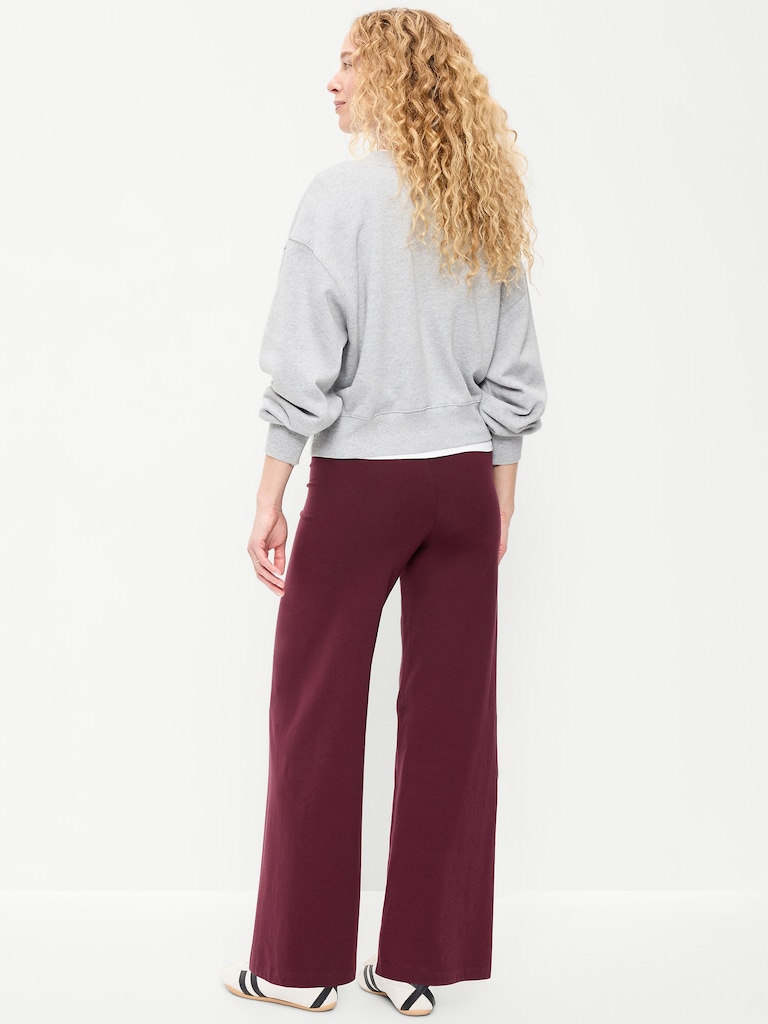 High-Waisted Fashion Wide-Leg Leggings